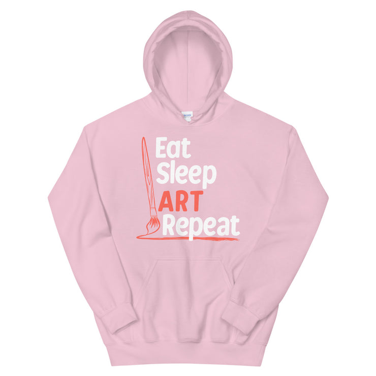 Eat Sleep Art Repeat Brush - Leonard Ernst