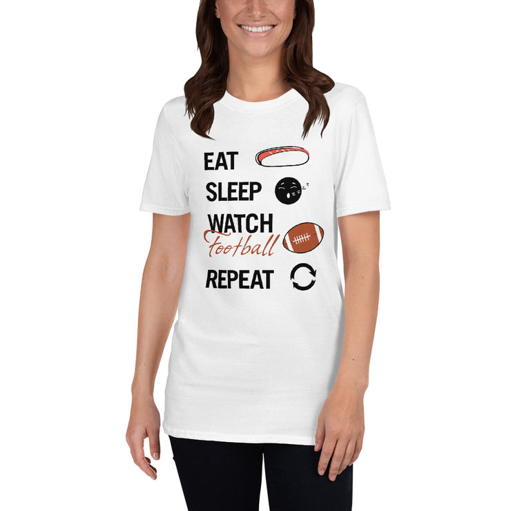 Eat Sleep Watch Football Repeat - Leonard Ernst