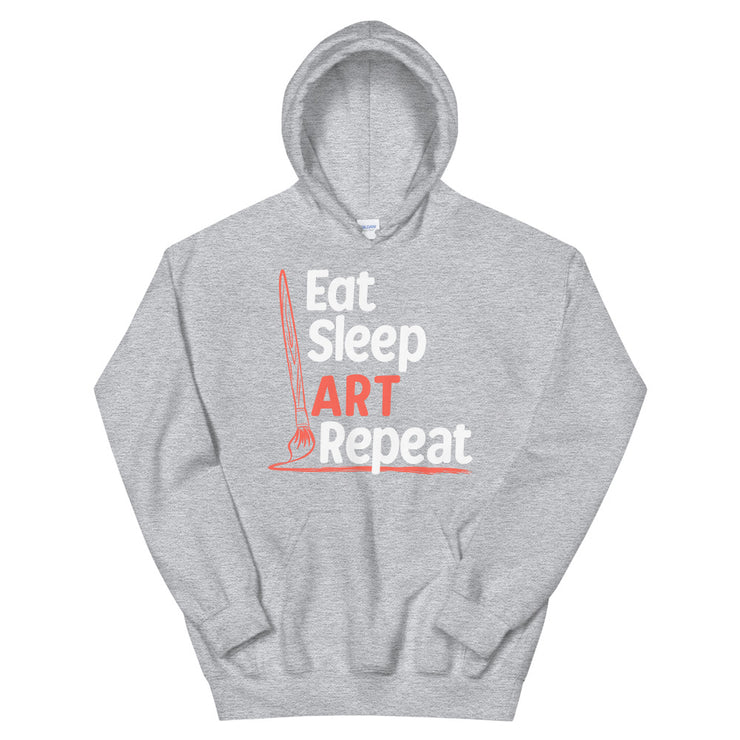 Eat Sleep Art Repeat Brush - Leonard Ernst