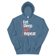 Eat Sleep Art Repeat Brush - Leonard Ernst