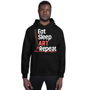 Eat Sleep Art Repeat Brush - Leonard Ernst