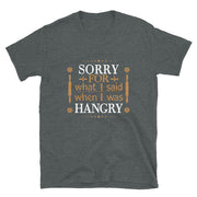 Sorry for what I said when I was hangry - Leonard Ernst